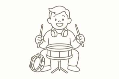 A percussionist